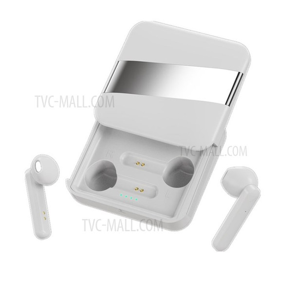 K56 Bluetooth 5.0 Earphone 200mAh Wireless Earbuds Stereo Music Gaming Headphones - White