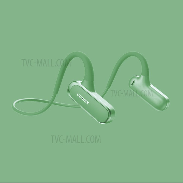 UCOMX Airwings G56 Bluetooth 5.0 Wireless Earphones Neckband Waterproof Sports Headset with Microphone - Green