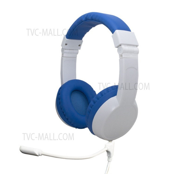 Comfortable Wired Headset with Mic & Music Sharing Headphones for Kids