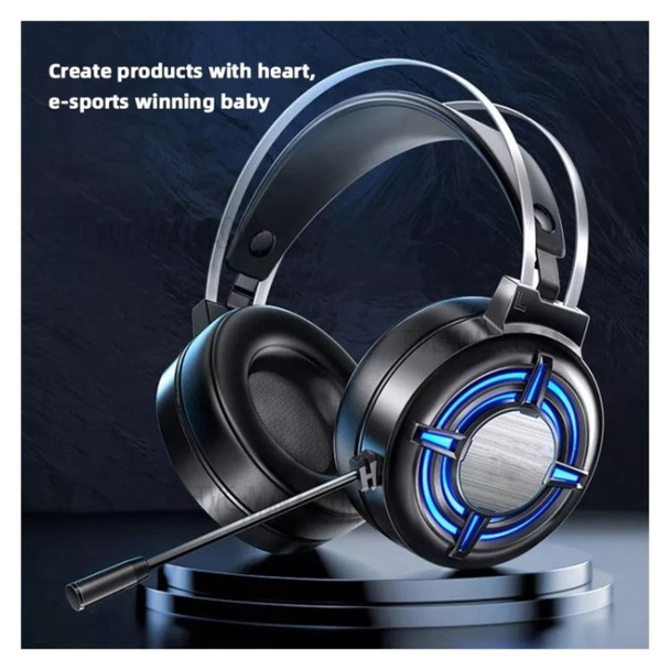 HP H120G /7.1 Sound Stereo Wired Gaming Headset Headphone with Mic Noise Cancellation Colorful Light for PC Laptop