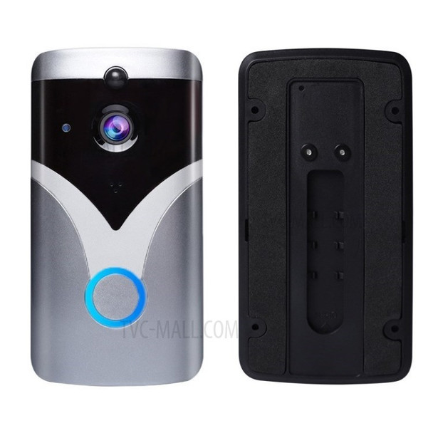 M20 1280p HD Intercom Doorbell M20 Remote WiFi Video Door Bell Chime Kit - Grey