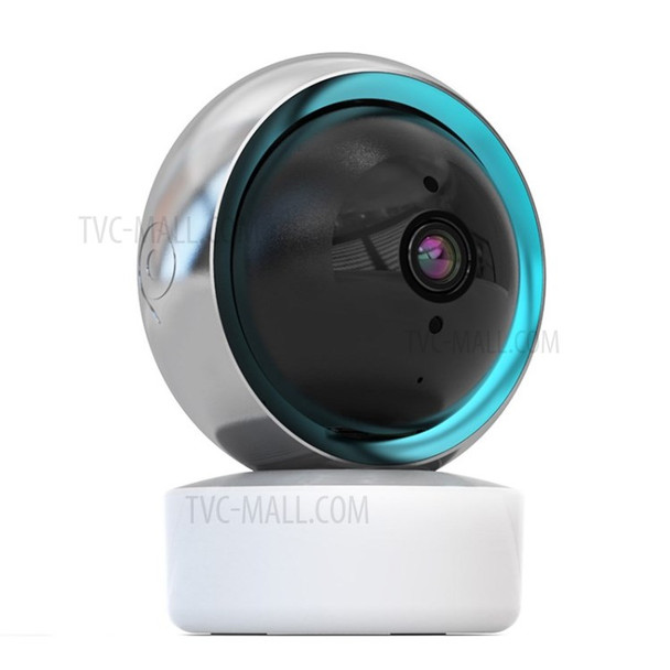 For Indoor Wireless WiFi Security 360° View Camera Smart Tracking Motion Detection Webcam - EU Plug