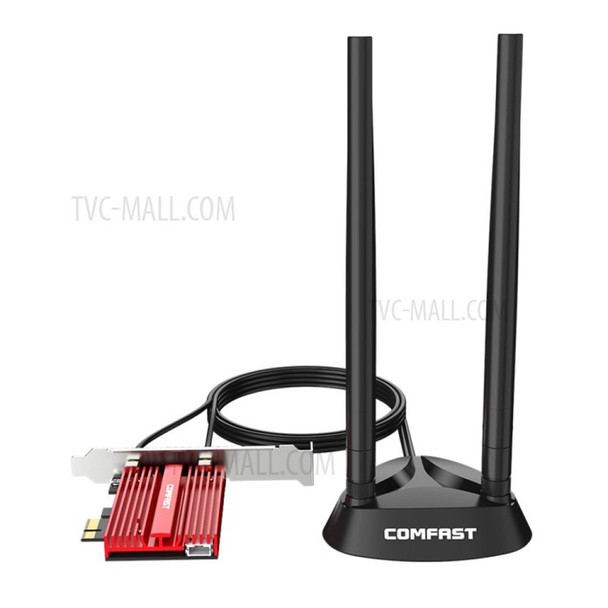 CF-AX200 Plus Dual Frequency PCI - E 3000Mbps Wireless Card High Speed WIFI 6 Game Network Card Bluetooth 5.0 2.4G / 5GHz