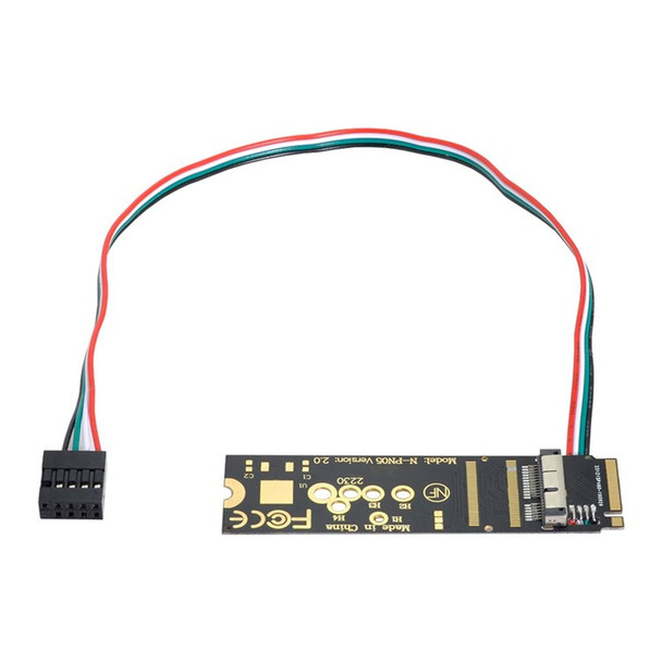 EP-001 NGFF M-key NVME to PC Wireless Network Adapter Card BCM94331CSAX BCM94360CS BCM943602CS WiFi Card to M.2 NGFF Key-M NVME SSD Adapter