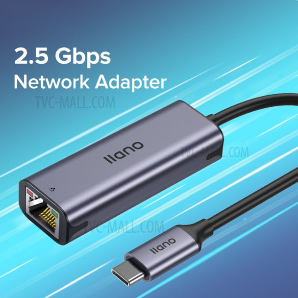 LLANO LCN1250G Type-C to RJ45 2.5G Ethernet (LAN) Network Adapter for MacBook/MateBook