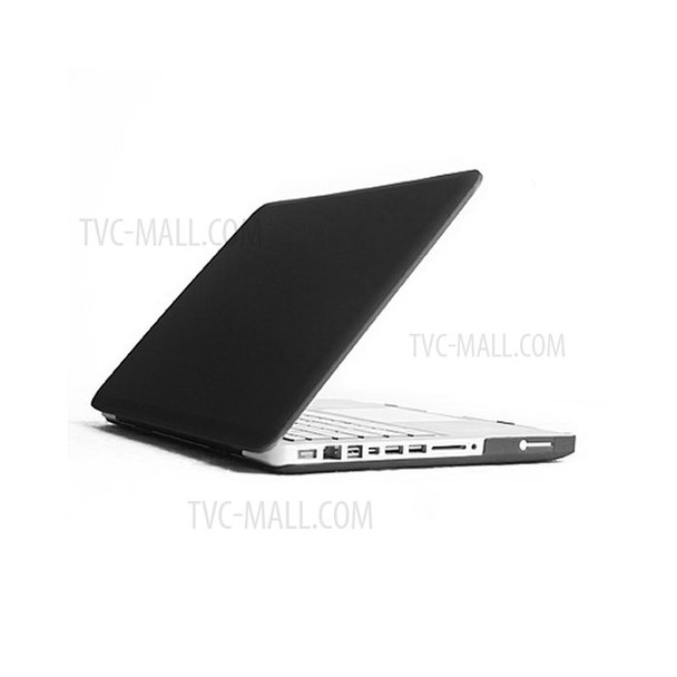 Black ENKAY HAT PRINCE Matte PC Full Body Case + Keyboard Film + Anti-dust Plugs for MacBook Pro 15.4" A1286