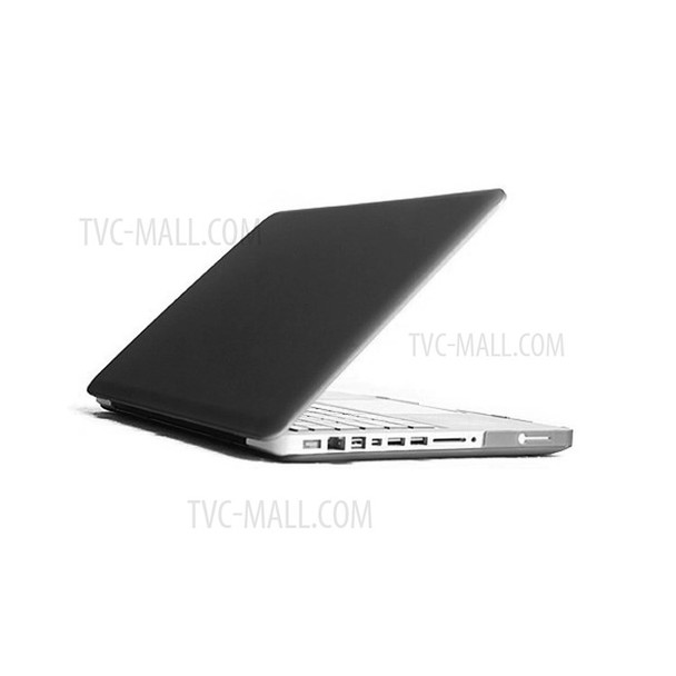 Black ENKAY HAT PRINCE Matte PC Protective Cover + Keyboard Film + Anti-dust Plugs for MacBook Pro 13.3" A1278