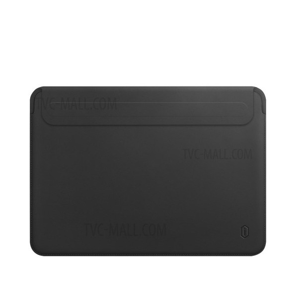 WIWU Skinpro 2nd Generation Ultra-thin PU Leather Laptop Sleeve Bag for MacBook Pro 15.4-inch - Black
