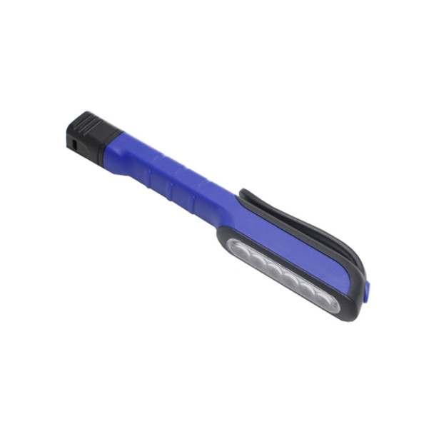 3W Multifunction LED Torch Light Pen Clip Flashlight Work Handy Flashlight(Blue)