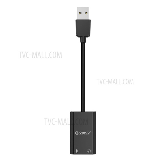 ORICO SKT2 USB External Sound Card USB to 3.5mm Earphone + 3.5mm Microphone Adapter