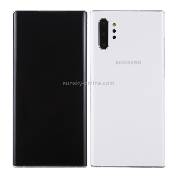 Black Screen Non-Working Fake Dummy Display Model for Galaxy Note 10+(White)