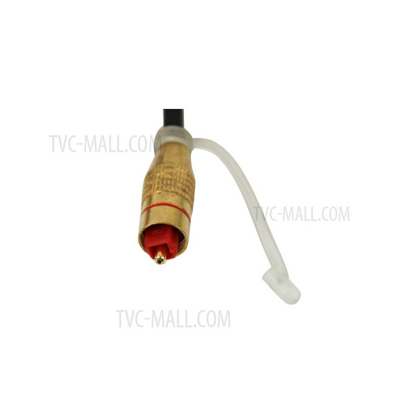 1.5M Gold Color-Plating Toslink Digital Optical Fiber Audio Cable SPDIF