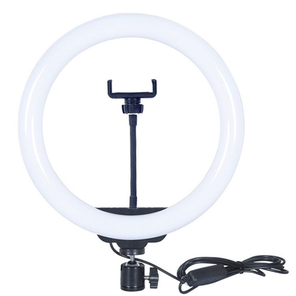 10inch Dimmable Selfie Ring Light USB Powered Fill Light for Live Broadcast Video Shooting