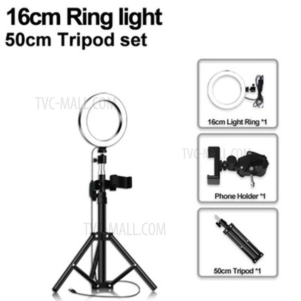 LED Ring Light with Tripod Stand 3 Modes & 10 Brightness Levels Selfie Light with Remote Phone Holder