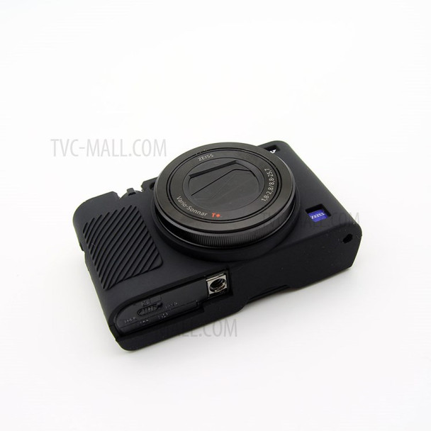 Soft Silicone Protective Case for Sony RX100 III / IV/ IIV - Black
