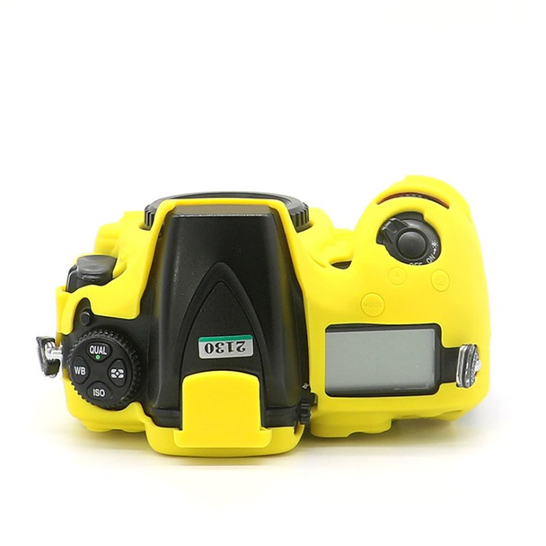 For Nikon D810 DSLR Camera Soft Protective Cover Anti-scratch Shockproof Silicone Case - Yellow