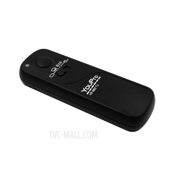 YP-860 II 2.4G Wireless Remote Control Transmitter Receiver Shutter with DCO Port for Canon Nikon Sony etc. Camera