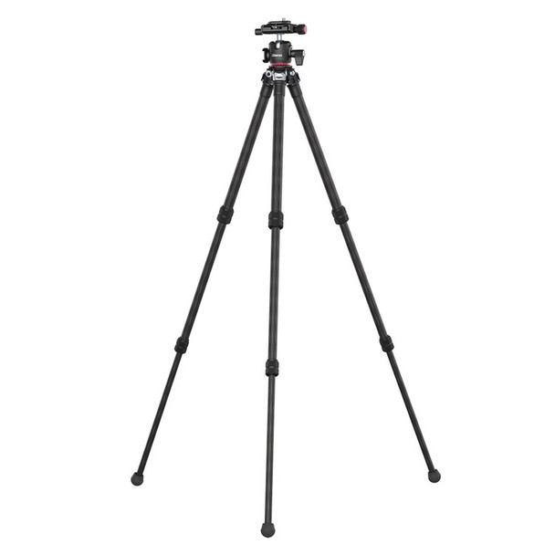 ULANZI MT-21 136.9cm/ 53.9in Carbon Fiber Camera Tripod Stand with 360 Degree Ball Head Arca-Swiss QR Plate Cold Shoe Mount 3KG Load Capacity