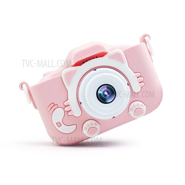 X2C 2.0 inch Screen Kids Digital Camera 1080P Video Photo Game Children's Camera with 400mAh Battery - Pink