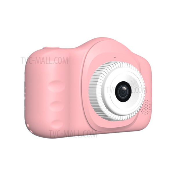 X600 3.5-inch Large Screen Kids Camera 1080P Digital Video Camera Educational Toys (without TF Card) - Pink