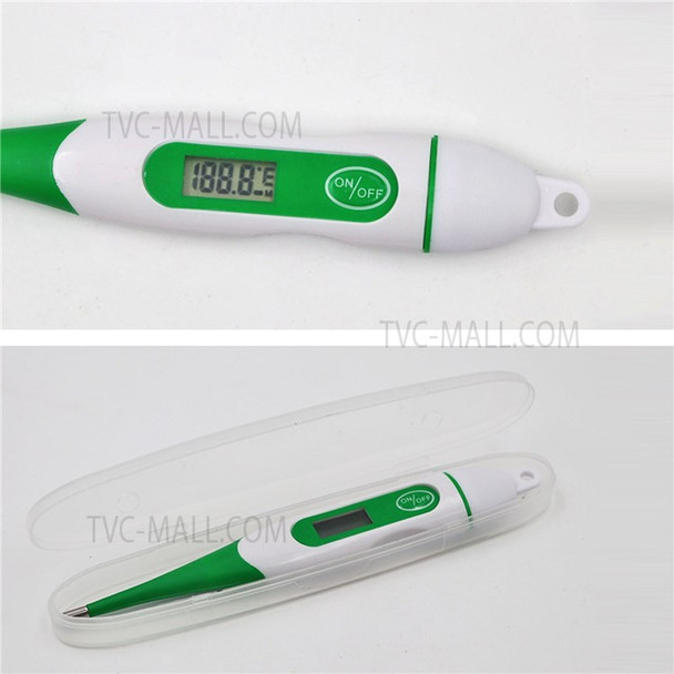 Animal Thermometer Digital LED Display Thermometer Fast Reading Accurate Waterproof Pet Digital Medical Thermometer for Dogs Horse Cats Pigs Sheep