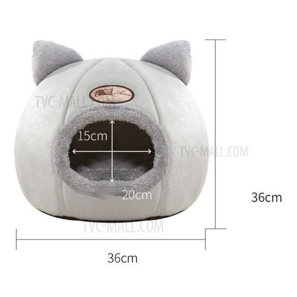 Cat Bed House Warm Pet Nest Dog House - L