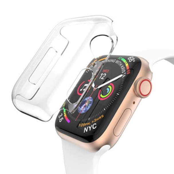 For Apple Watch Series 5 & 4 40mm Full Coverage PC Case(Transparent)