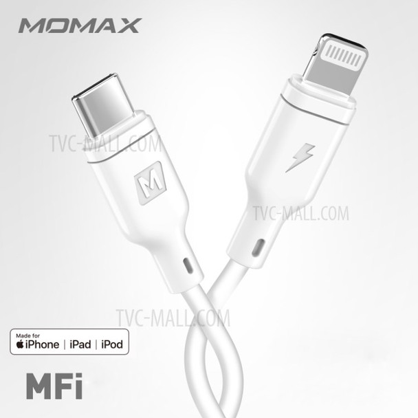 MOMAX DL36 [PD Fast Charge] [MFI Certified] 1.2M Type-C to Lightning 8 Pin Data Sync PD Charging Cable