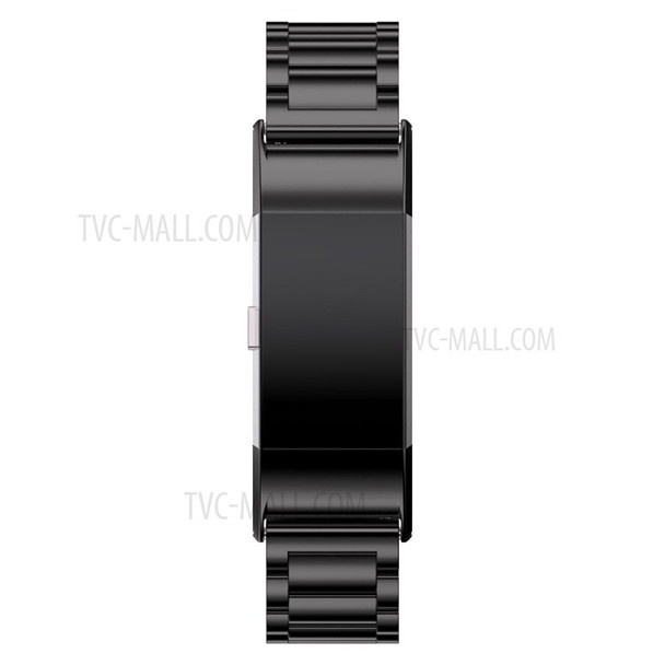 316L Stainless Steel Watch Band for Fitbit Charge 2 - Black