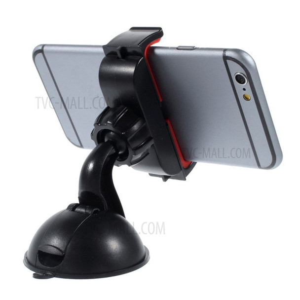 Simple Swivel Suction Cup Car Mount Holder for iPhone 4 4S 5 Samsung Sony LG, Width: 52-90mm