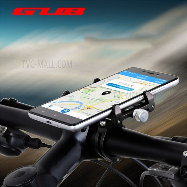 G-86 Aluminum Alloy Bicycle Handlebar Holder Mount Bike Phone Holder, Clamp Size 50-100mm -Black