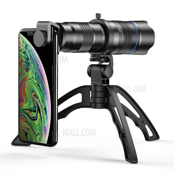 APEXEL HD Metal 20-40x Zoom Telescope Telephoto Lens Monocular Phone Camera Lens for iPhone Samsung Huawei