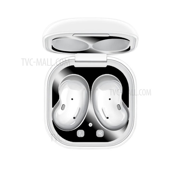 Electroplated Dustproof Protective Sticker for Samsung Galaxy Buds Live - Black