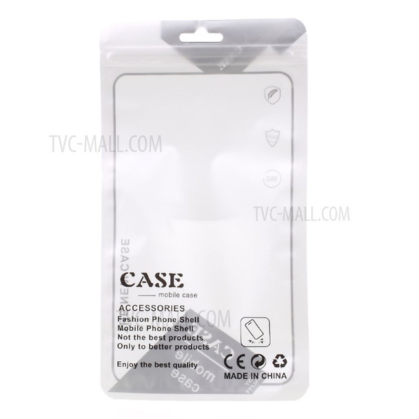 100Pcs/Lot Ziplock Retail Package Bags for iPhone Samsung HTC Sony Etc. Slim Cases, Size: 18.5 x 10.5cm - Black