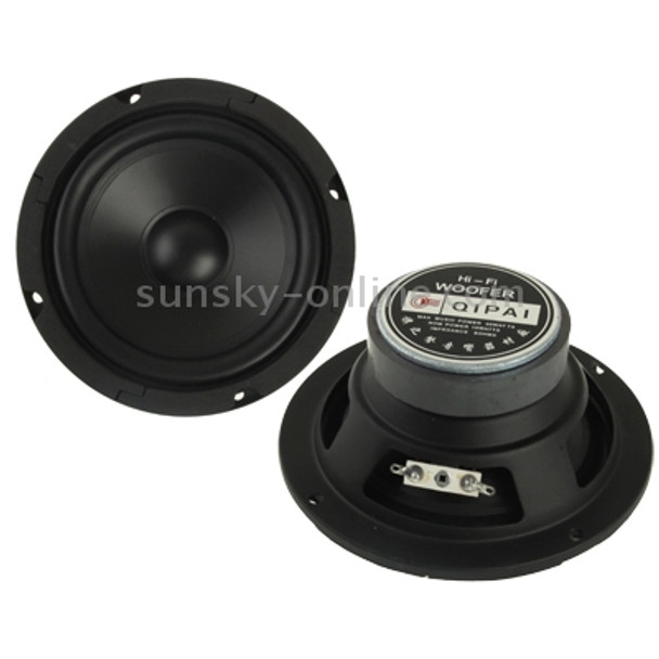 30W Midrange Speaker, Impedance: 8ohm, Inside Diameter: 4.5 inch, Outside Diameter: 5.5 inch(Black)