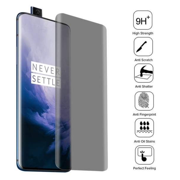 9H 3D Curved Anti-glare Full Screen Tempered Glass Film for OnePlus 7 Pro