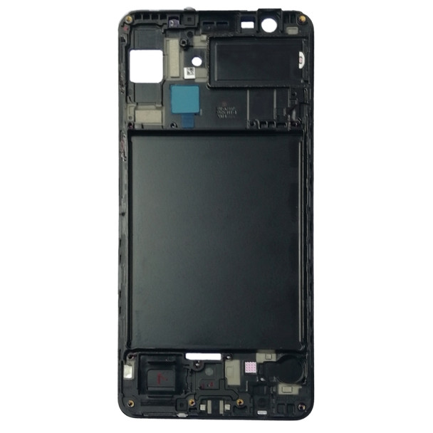 Front Housing LCD Frame Bezel Plate for Galaxy A7 (2018) / A750(Black)