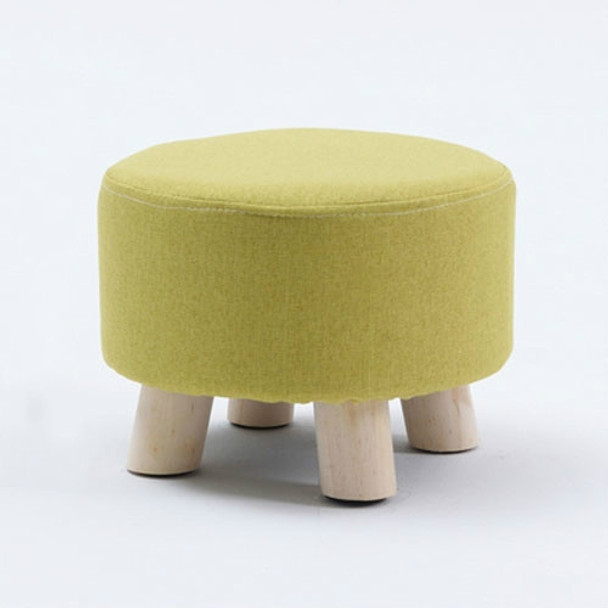 Fashion Creative Small Stool Living Room Home Solid Wood Small Chair(Green)