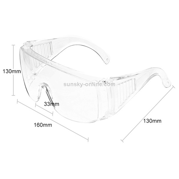 Clear Vented Safety Goggles Eye Protection Protective Lab Anti Fog Glasses
