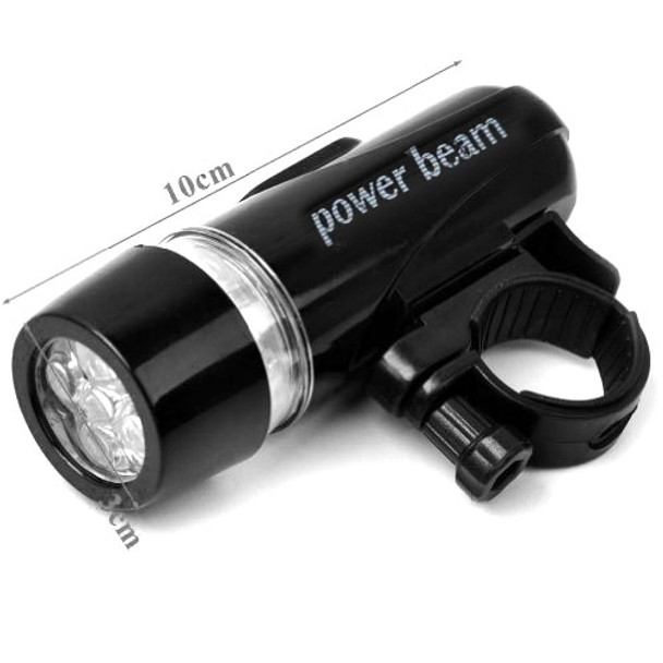 5 LED Water Resistant Bike Bicycle Head Light+ Rear Safety Flashlight