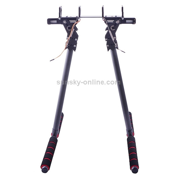 20mm Pipe Clamp HJ-1100P Carbon Fiber Retractable Landing Gear Skid Set for DJI S800 / S800 EVO Multicopters