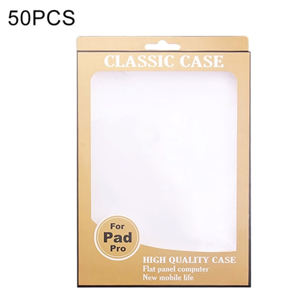 50 PCS Paper Packaging Package Retail Box for iPad Pro 12.9 inch Leather Case, Size: 316*232*20mm