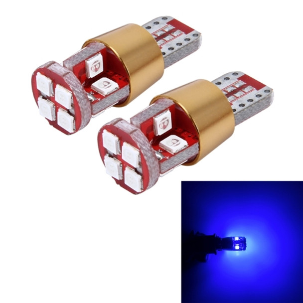 2 PCS T10 3W Constant Current Car Clearance Light with 12 SMD-3030 Lamps, DC 9-18V(Blue Light)