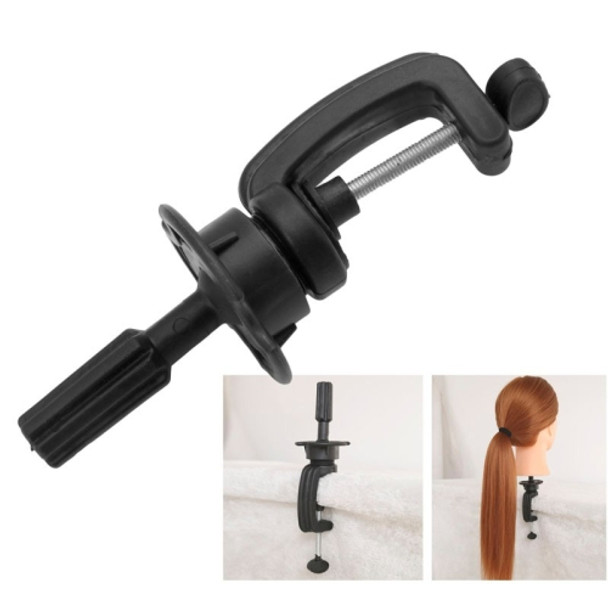 Black Adjustable Mannequin Holder Wigs Stand For Mannequin Head Hair Training Tool