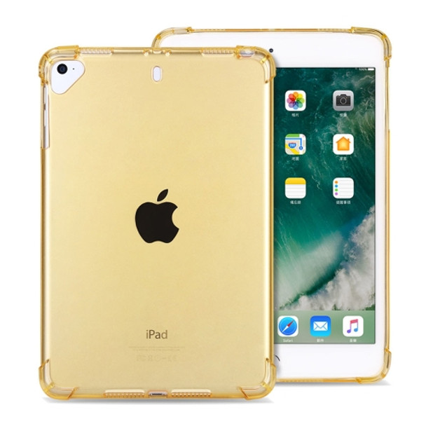 Highly Transparent TPU Full Thicken Corners Shockproof Protective Case for iPad Pro 12.9 (2018) (Gold)