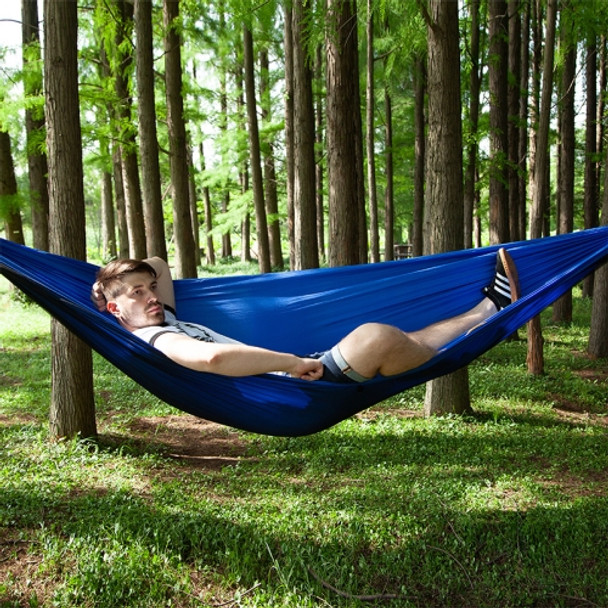 Portable Outdoor Parachute Hammock with Mosquito Nets (Blue)