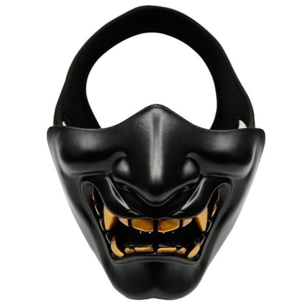 WosporT Halloween Dancing Party Grimace Half Face Mask(Black)