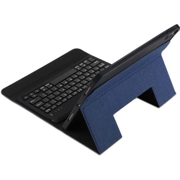 K01 Ultra-thin One-piece Bluetooth Keyboard Case for iPad Pro 11 inch ?2018?, with Bracket Function(Blue)