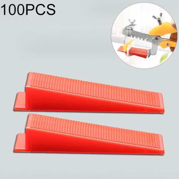 100 PCS Tile Floor Locator Insert Tile Leveler Wedge Leveling Machine for Plate Flattening System Aid Tool OG6480