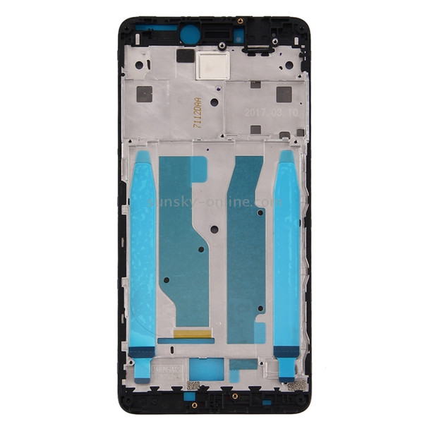 For Xiaomi Redmi Note 4X Front Housing LCD Frame Bezel(Black)